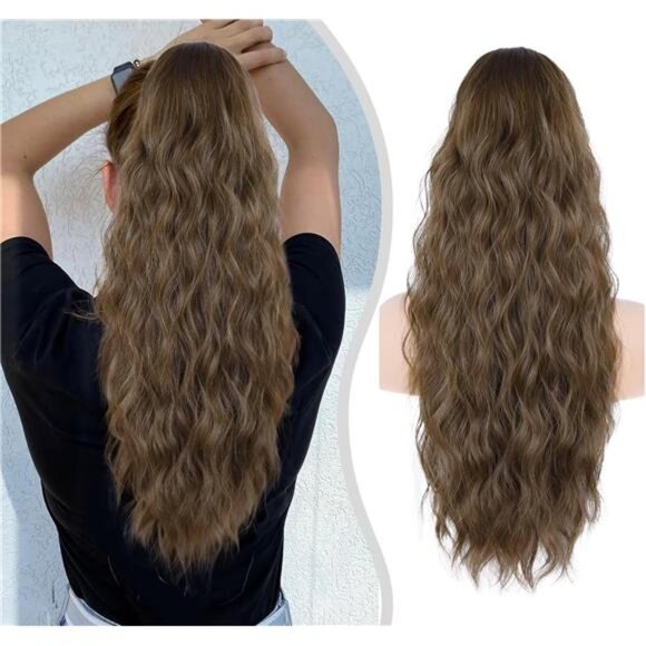 Other - 26 inch Drawstring Ponytail Extension Medium Brown